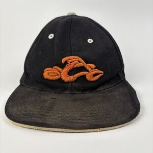 Vintage Orange County Choppers Motorcycle Hat Cap Embroidered Distressed Y2K